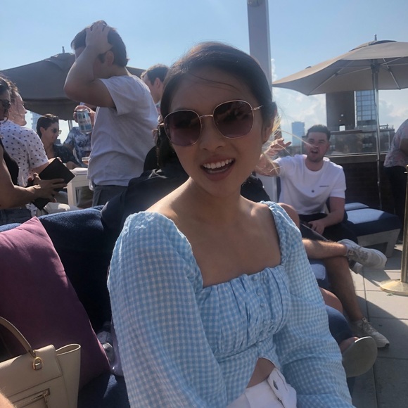 superdown gingham crop top XS - Picture 3 of 3